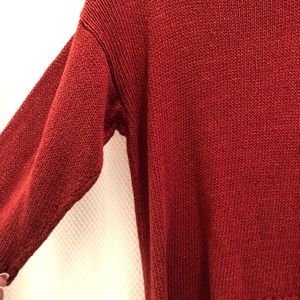 Sparkle and Fade red sweater